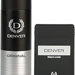 DENVER Black Code Deo -150ML & Black code Pocket Perfume - 18ML (Combo Pack of 2)| Long Lasting Deodorant Spray For Men-14