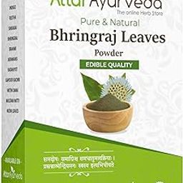 Attar Ayurveda Natural Bhringraj Powder for hair growth (100 Grams) | For Hair Mask and Eating | 100% Pure and Natural | No Chemical, No Preservatives-17