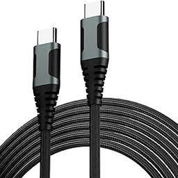 AILKIN 240W Original USB C to Type C Braided Fast Charging Cable,Compatible for iPhone,Samsung,Oneplus,Nothing & Other Type C Phones,Laptop,iPad,Mac Book with High Speed Data Transmission-image-27