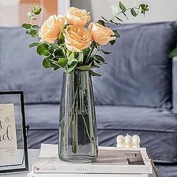 TIED RIBBONS Flower Vase for Flower Plants (Black, 22.8 cm X 6.3 cm X 7.6 cm) - Glass Pot for Home Décor Living Room Water Plants Dining Table Decoration Bedroom Hall Aesthetic House Warming Gift-image-45