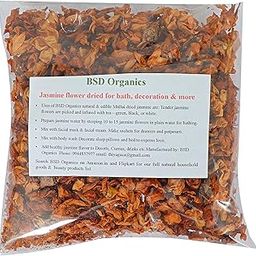 BSD Organics Jasmine flower dried for bath, decoration & more - 100 gms-image-38