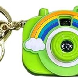 MOONSTONE, Rainbow Camera Keychain with Projection Light, Cartoon Design-image-57