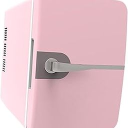 THE STYLE SUTRA 6L Mini Fridge Single Door Beverage Refrigerator for Livingroom Desktop Dorm Pink-image-1
