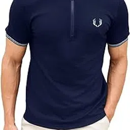 tagas Men's Solid Regular Fit T-Shirt-picture-22