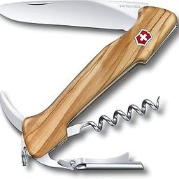 Victorinox Swiss Army Knife - Wine Master - 6 Functions, DO-IT-YOURSELF Champion, Multi-utility tool, Good for Partying, Olive Wood Brown -130 mm, Wodden (0.9701.64)-27
