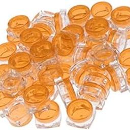 50x Empty Round Makeup Jar Pot Travel Cream Powder Cosmetic Container 5g Orange|Health & Beauty | Makeup | Makeup Tools & Accessories | Other Makeup Tools & Accs-image-55