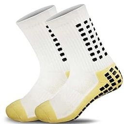 AKSHAR ENTERPRISE Non Skid Socks for Men, Mens Grip Socks Soccer Non Slip Socks for Men Anti Slip Socks Grippers Non Skid Training Athletic Socks, Sport Socks Football Socks-image-0