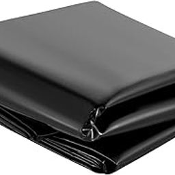 VEVOR Pond Liner 15 x 20 ft, 20 Mil Thickness, Pliable & Durable LLDPE Material, Easy Cutting Underlayment for Fish or Koi, Waterfall, Fountains, Water Gardens, Black-4