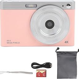 Ylwxzenith 2.88in 50mp 4K Digital Camera 4K with 16x Zoom Anti Shoking, Small Portable HD Video Camera for Travel Vlogging (Pink)-picture-22