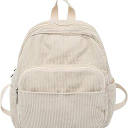 ™ Fashion Backpack for Teen Girls Corduroy Rucksack for Party Shopping White | Womens Handbags & Bags-image-71