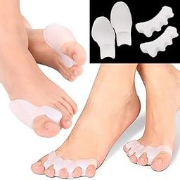 Toe Separator for Feet Toe Spacers Correct Toes Yoga Silicone Hammer Toe Corrector for Women & Men Correct Toe Straighteners for Overlapping Toes (All Finger Toe Separator + Toe separator)-image-77