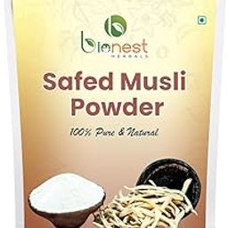 Bionest Herbals Safed Musli Powder (800 gm) | 100% Pure & Natural | 4 size variants | Boosts Energy and Stamina | Supports Reproductive Health-21