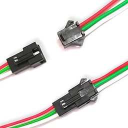 UNIVERSAL HUB� (Pair of 5) 3 Pin Plug Male and Female Connector Adapter with Electrical Cable Wire for LED Light-image-50