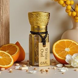 WHITE OUD | Luxury Attar Roll-On – 6ml (UNISEX) | Alcohol-Free | Long Lasting Pure Fragrance Oil by PÉRAUX | Gift for Men & Women-image-59