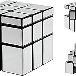 Toyshine 3x3x3 Silver Mirror Magic Speed Cube Speedy Stress Buster Brainstorming Puzzle for Kids & Adults-image-48
