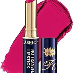 Fashion Colour Lip Super Stay | Non Transferable Lipstick Waterproof | Lipsticks For Women Waterproof | 12-Hour Stay | Matte Finish | Long-Lasting | Highly Pigmented | Bold Colours (Lavender, 2.6)-image-80