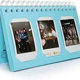 [Fujifilm Instax Mini Photo Album] - CAIUL Mini Album for Instax Mini 8 8+ 70 7s 25 50s 90 Film/ Pringo P231/ Instax Share SP-1 SP-2/ Polaroid PIC-300/ Polaroid Z2300 Film (Blue, 60 Photos)-picture-19