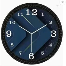 Trends Wall Clock for Home Bedroom Hall Living Room Office | Decorative Clocks, Modern,Designer Wall Clocks (25x25 Cm) BUR_1204-22