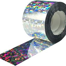 110 Meter Bird Repellent Scare Tape, Holographic Eco-Friendly Bird Scare Ribbon Protect Your Garden Crops from Bird Destroying, Pack of 1-image-32