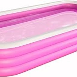 Toysical Inflatable Pool for Kids and Adults - 118 x 72 x 22 - More Durable Than Other Blow up Pools for Adults - Includes Patches-28