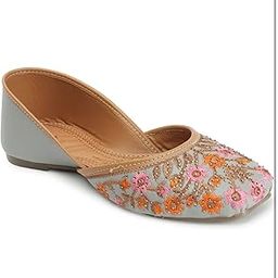 PRIYANSH Fashion Comfortable Flat Fancy Attractive Punjabi Jutti for Women and Girls-image-62