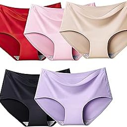 No Show High Waist Briefs Underwear for Women Seamless Panties (Pack of 3) (Multicolour)-32