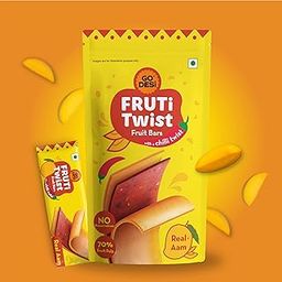GO DESi Real Aam Fruti Twist Fruit Bars - 3 x Pack of 10 pieces, Aam Papad, Mango Fruit Jelly-image-77