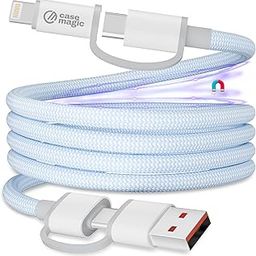 4-in-1 Multiport Type-C to Lightning Cable, Type-C to C Cable, USB-A to Lightning Cable, USB-A to C Cable| 65W/3A PD Fast Charging 480Mbps Data| for Mobile Tablet iPhone iPad Laptop MacBook-26