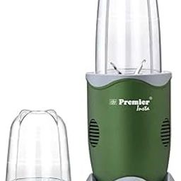 Premier Insta Nutri 400W Electric Blender Green | Juicer, Mixer, Grinder & Smoothie Maker | 2Jars - 500ml Multiuse, 300ml Dry Grind | ABS Body | Lightweight & Easy to Carry | 2 Year Warranty-picture-19