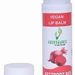 Vrikshanic Vegan Natural Lip Balm Tinted Lip Moisturizer For Dry & Chapped Lips Enriched With Castor Oil, SPF Infused Lip Care For Women (Beetroot Red)-picture-11