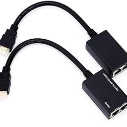 HDMI Extender Over RJ45 CAT5e CAT6 Cable UTP LAN Ethernet Balun Extender Repeater Cable-1080P 3D-30m-image-32