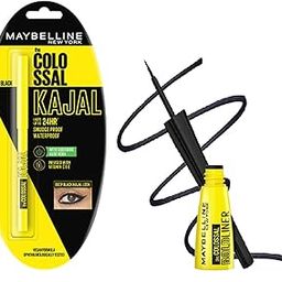Maybelline New York Colossal Combo-Kajal & Eyeliner,2 Count-15