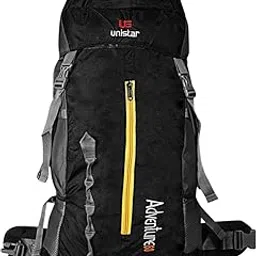 unistar Rucksack Bags 60 litres Travel Bag for Men Tourist Bag for Travel Backpack for Hiking Trekking Bag for Men Camping Themes Bag with 1 Year Warranty (US 6001, Black)-picture-26