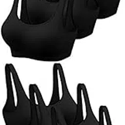 indirocks Women Yoga Bra Running Bra Sports Bra Stretchable Non-Padded and Non-Wired Bra for Women/Girls, Freesize-picture-33