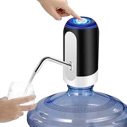 Tilak Venture Automatic Wireless Water Can Dispenser Pump with Rechargeable Battery for 20 Litre Bottle Can with USB Cable (Black & White)-image-27