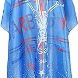 VMS INDIA Hair Styling Cape Hair Salon 55 x 63" Hair Cutting Cape blue"-image-79