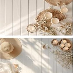 HomeArt Sheet 2 in 1 Product Photography Backdrop 3D Flat Lay Tabletop Double-Sided 20x29 Photo Background PVC Wrinkle Free for Small Products Food, Cosmetics Shoot (Combo 23)-image-98