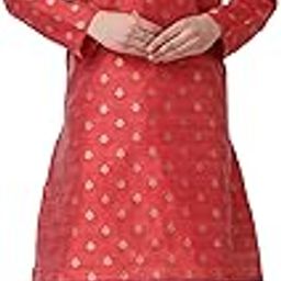Men's Jacquard Silk Blend Printed Kurta Salwar Set-picture-17