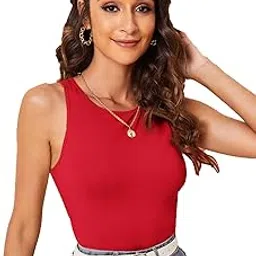 kateclo Women's Solid Regular Fit Fashion Vest-picture-11
