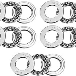 INVENTO 5Pcs 51104 20mm Axial Thrust Ball Bearing 20x35x10mm Single Direction carbon steel ball bearing-image-43