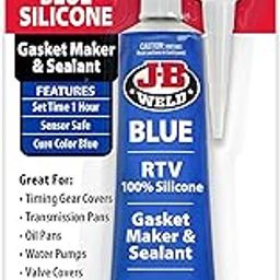 J-B Weld 31316 RTV Silicone Gasket Maker and Sealant - 3 oz. - Blue-image-68