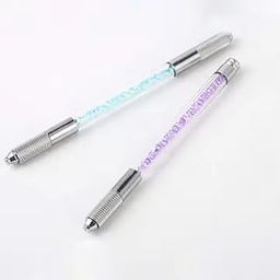 Crystal Transparent Microblading Pen Permanent Makeup Tatoo Pen for Manual Eyebrow Tattoo (Multicolor)-16