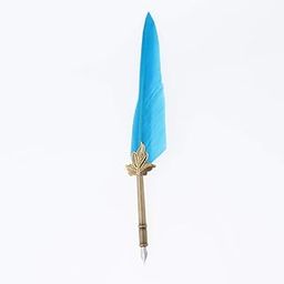 THE STYLE SUTRA® Vintage Feather Writing Quill Ballpoint Dip Pen Calligraphy Set Blue | Art Supplies | Drawing & Lettering Supplies | Calligraphy Sets-image-76