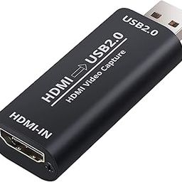 DooBuy Audio Video Capture Cards 4k Cam Link Card HDMI to USB 2.0 Record to DSLR Camcorder Action Cam Computer Capture Device for Streaming, Live Broadcasting-image-8