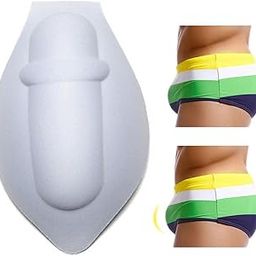 Men Underwear Enhancing Cup Bulge Sponge Pad Cushion Trunks Shorts White-image-69