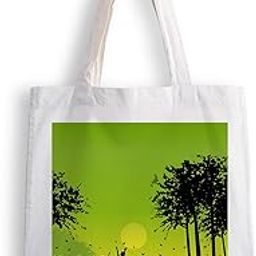Canvas Tote Bags for Women, College Bag for Girls, Tote Bag for Shopping, Travel & Beach Bags for Women - Childrens - D No - 202-image-77