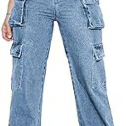 Women Cargo || Women,s Cargos-Pants || Women's Denim Cargo's Pants || Cargo,s for Woman || Oversized-Jeans for Woman's || Loose Jeans Pant for Woman,s-image-19