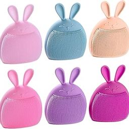 Cosluxe Soft Silicone Face Brush Massager, 1pcs Face Cleanser and Massager Scrubber Pad, Handheld Manual Facial Cleansing for face, Removing Blackhead, Massaging-image-69