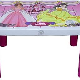 ARISERS SPL Pink Bed Table Studying with Printed Princess Specially for Girls Plastic Bed Table for Kids-image-23