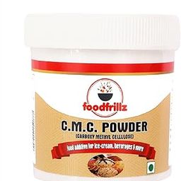 foodfrillz CMC Powder 40 g | Carboxymethyl Cellulose Powder for Soft | Smooth Creamy Ice Cream (Kulfi) | Cake Fondant | Instant Ice Creams-image-66